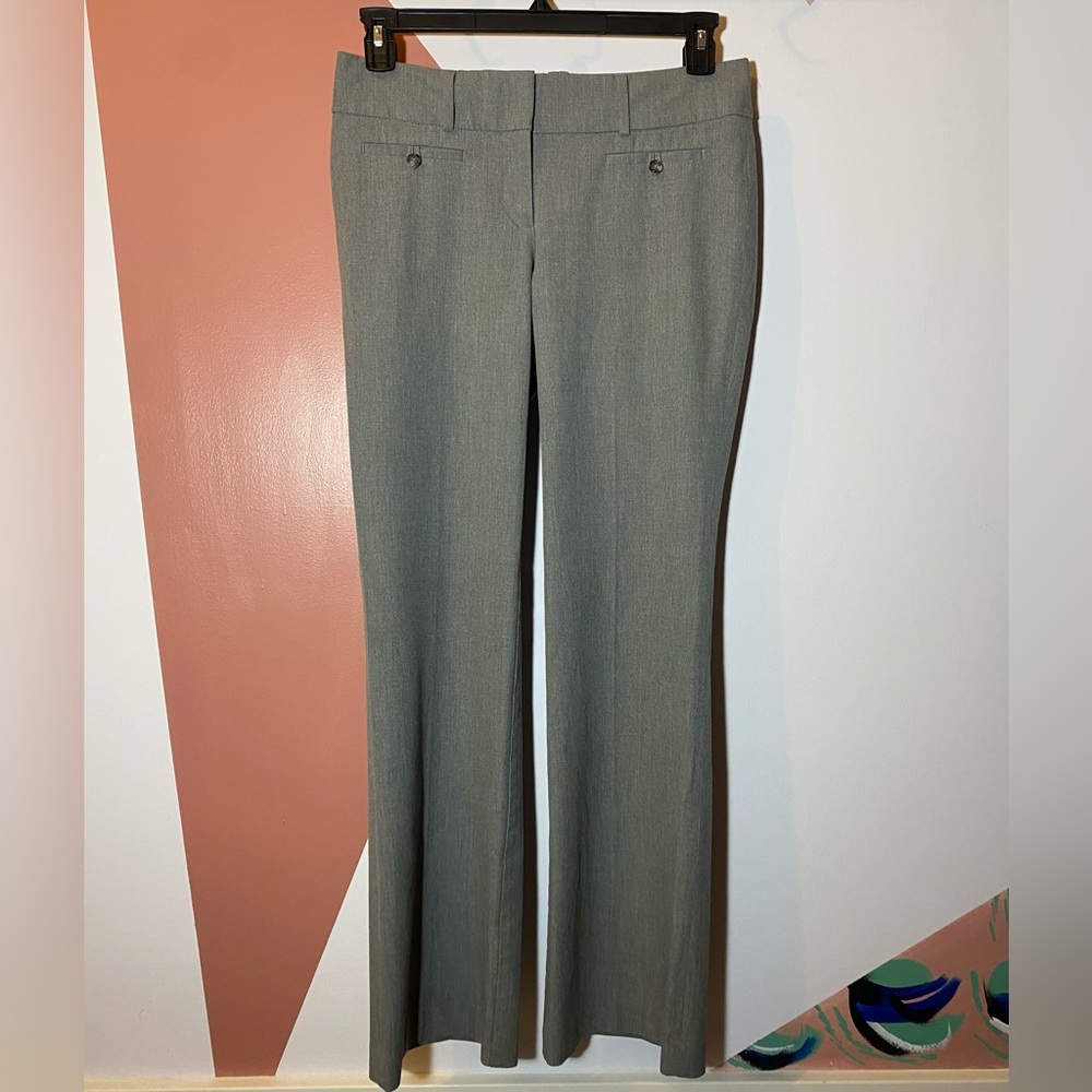 Snappy casual pants! Ann Taylor LOFT, Marisa Trousers, size 4, grey, gray